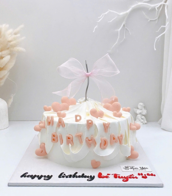 Bánh kem dành cho chị yêu viết lời chúc