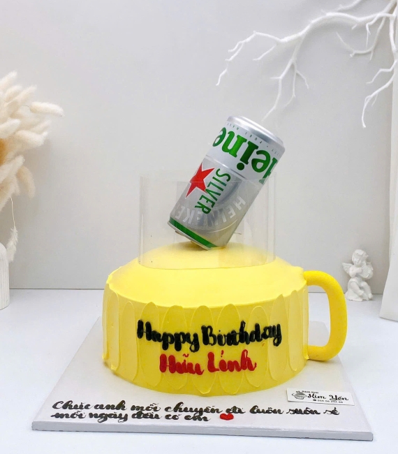 Bánh style hàn quốc dành ly bia chảy kem hot 2026