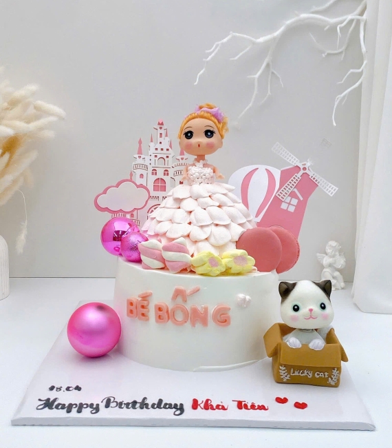 Bánh kem xinh dành cho bé gái hot