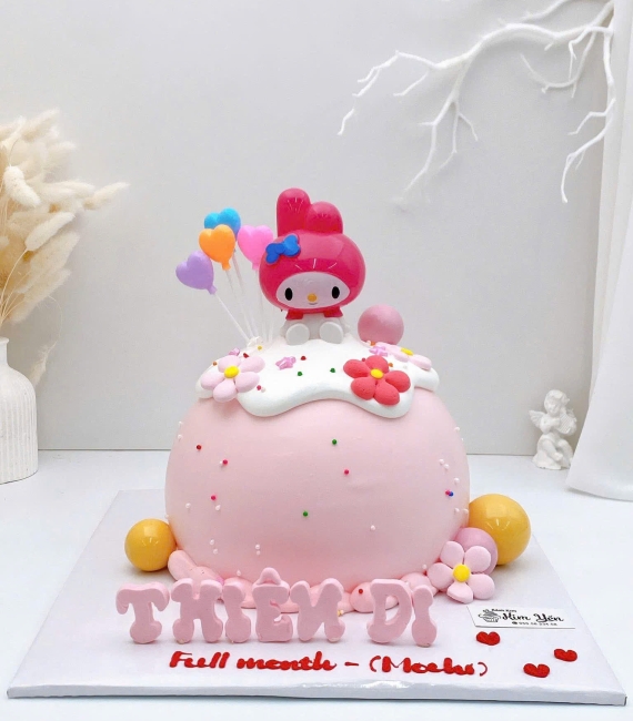 Mẫu bánh kem siêu đáng yêu dành cho bé gái tạo hình lên 6 tuổi đẹp