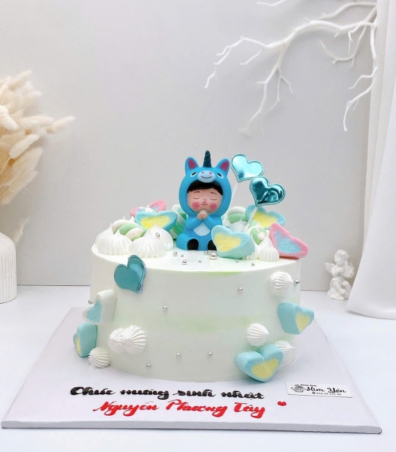 Bánh kem dành cho bé trai hot đẹp mix phụ kiện theo yêu cầu 