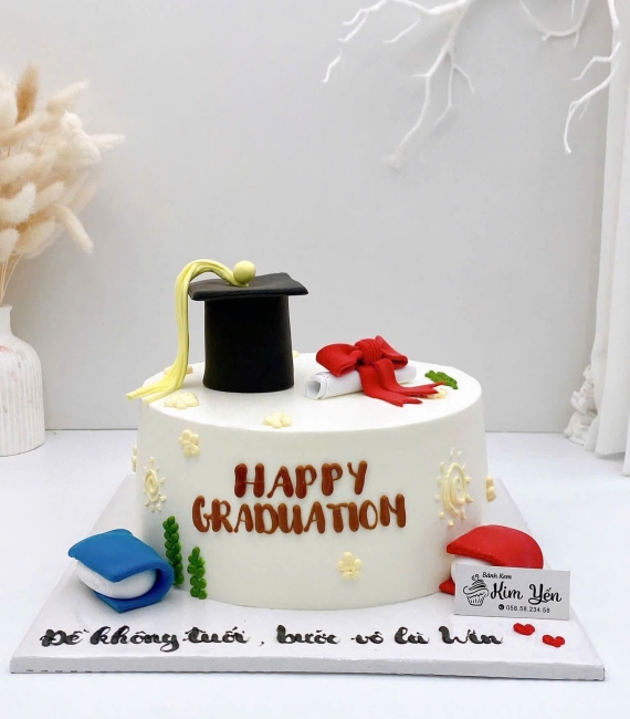 Bánh kem tặng cho nam tốt nghiệp hot