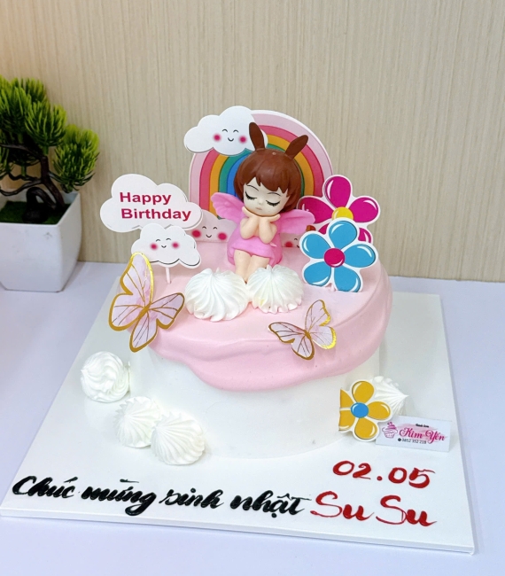 Bánh kem công chúa lên 4 tuổi 