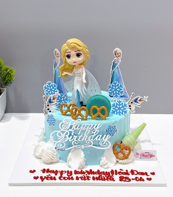 Bánh kem công chúa lên 5 tuổi 