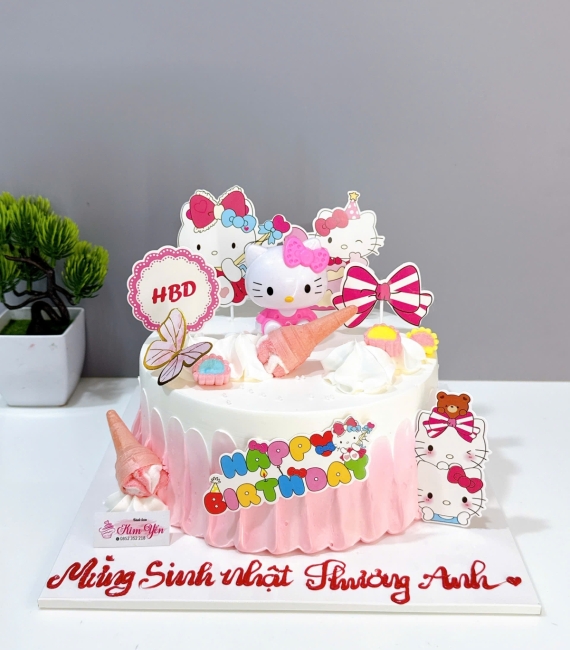 Bánh kem công chúa lên 7 tuổi 