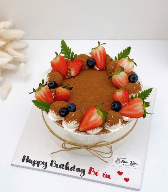 Mẫu bánh tiramisu hot tặng bé iu