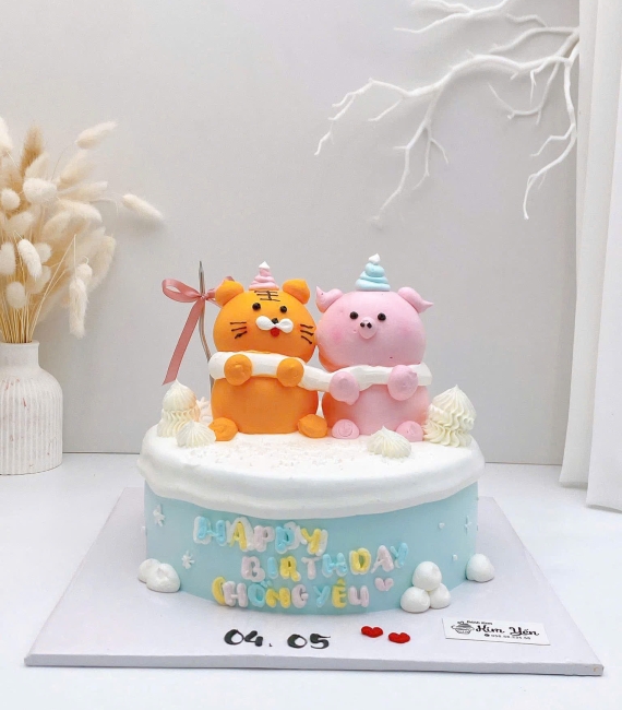 Bánh Kem Hàn Quốc dành cho cặp đôi yêu nhau 
