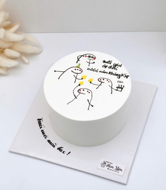 Bánh Kem Hàn Quốc vẻ hình chibi hot 