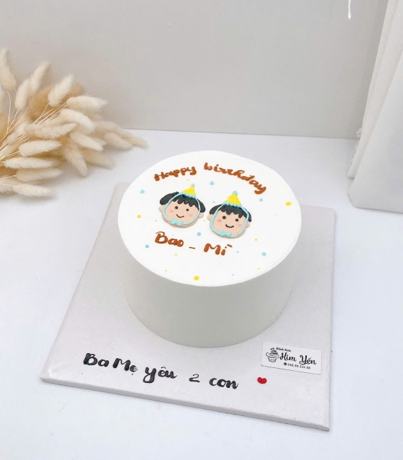 Bánh Kem Hàn Quốc vẻ hình gia đình 