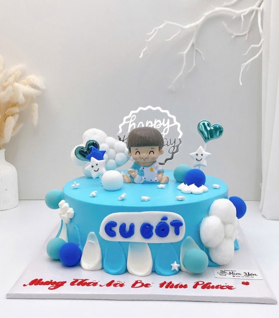 Bánh kem dành bé trai 2 tuổi 