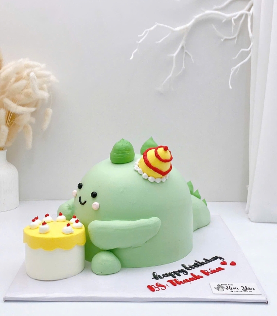 Bánh Kem Hàn Quốc tạo hình thú đáng yêu 