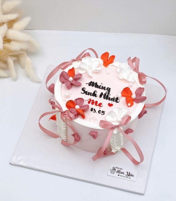 Bánh kem chúc mừng sinh nhật mẹ yêu hot 
