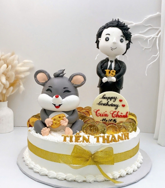 Bánh kem dành bé trai  lên 11 tuổi 