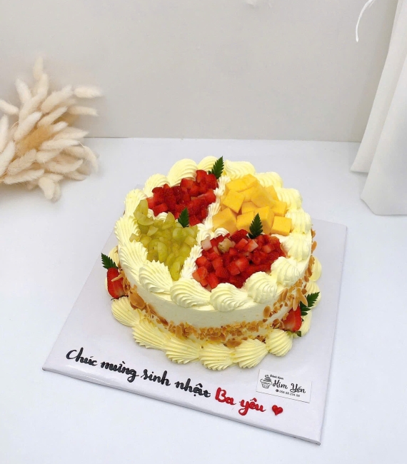 Bánh Kem Trái Cây tặng 4 ngăn trái cây hot 