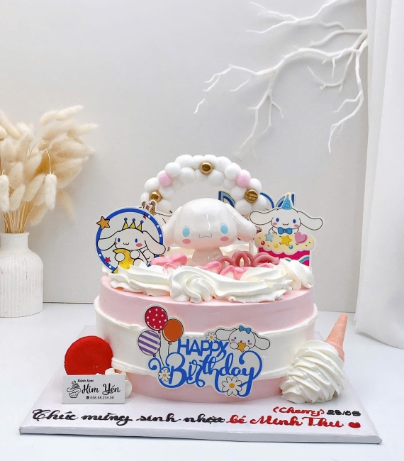 Bánh kem tặng bé gái lên 5 tuổi 