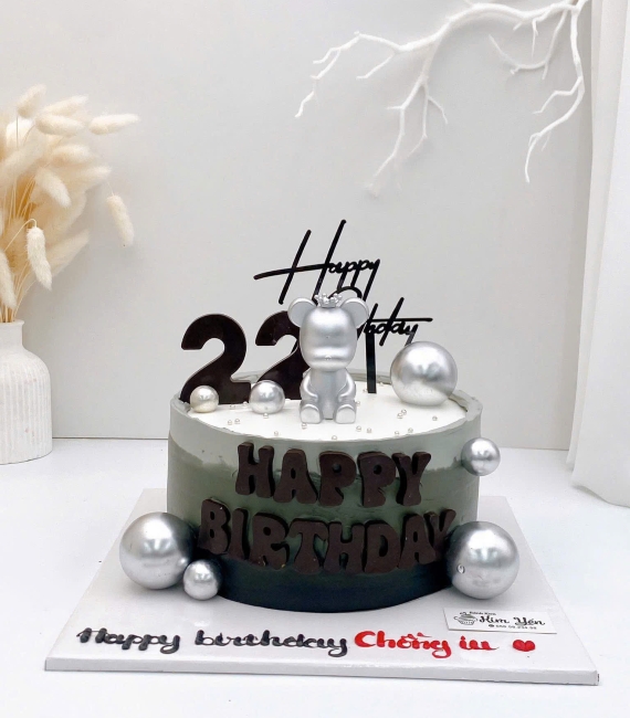 Bánh kem tặng bạn thân lên 22 tuổi 