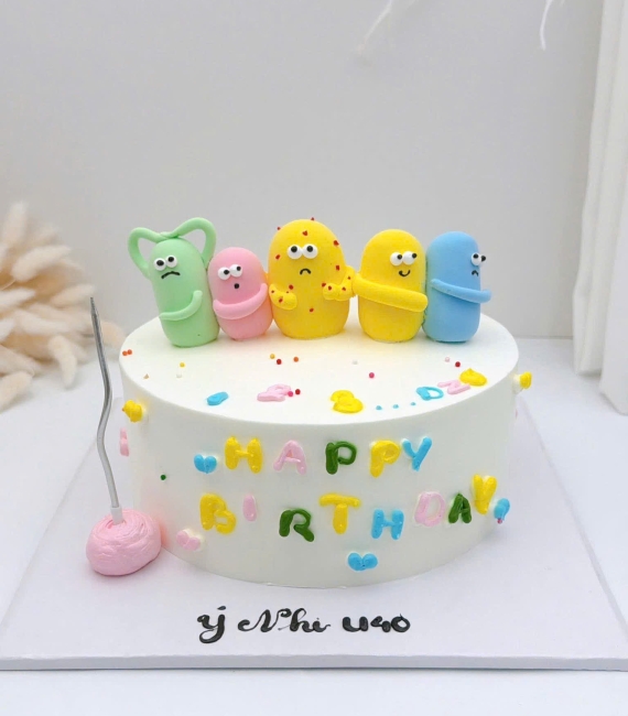 Bánh Kem Hàn Quốc tạo hình hot trend nhây bựa hiện nay 