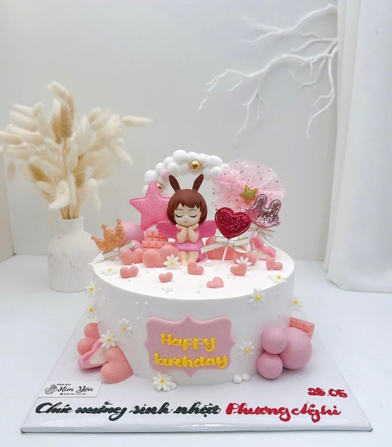 Bánh kem công chúa dành cho bé gái 6 tuổi 