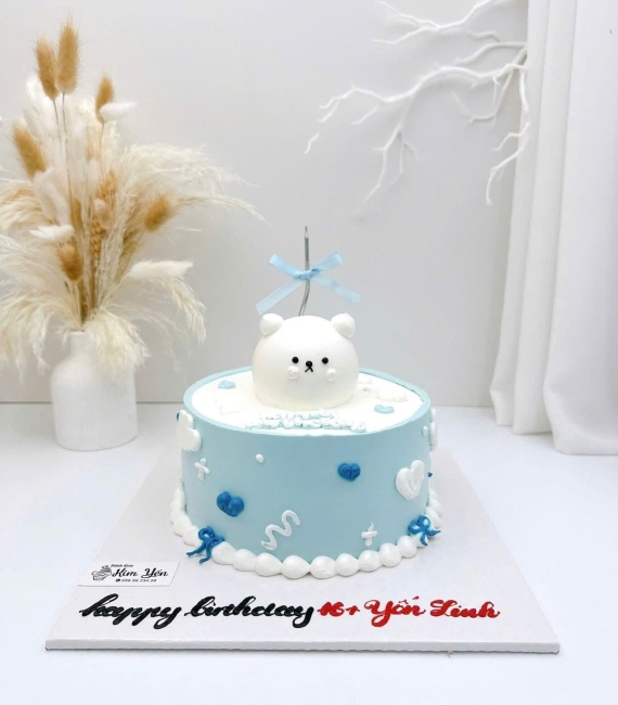Bánh Kem Hàn Quốc mừng nữ 18 tuổi 