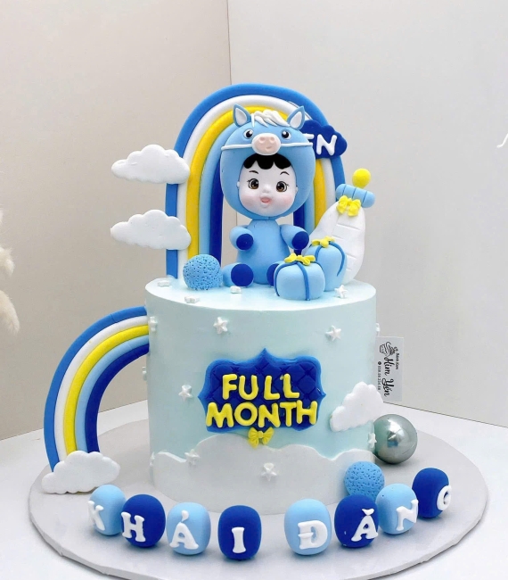 Bánh Kem tuổi ngọ dành cho bé trai 