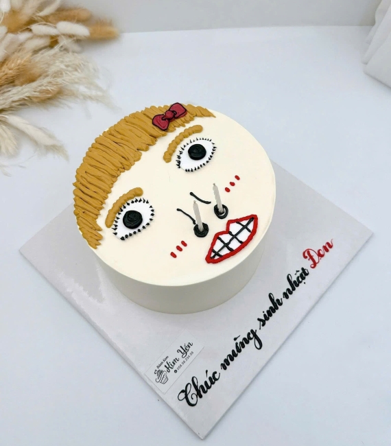 Bánh Kem Hàn Quốc vẻ hình chibi nhây bựa vui 