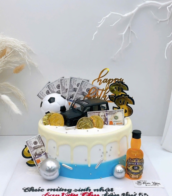 Bánh kem tặng cho bố lên 53 tuổi 