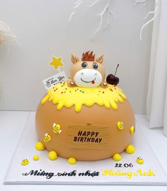 Bánh Kem Hàn Quốc tạo hình ong vàng đẹp hot 