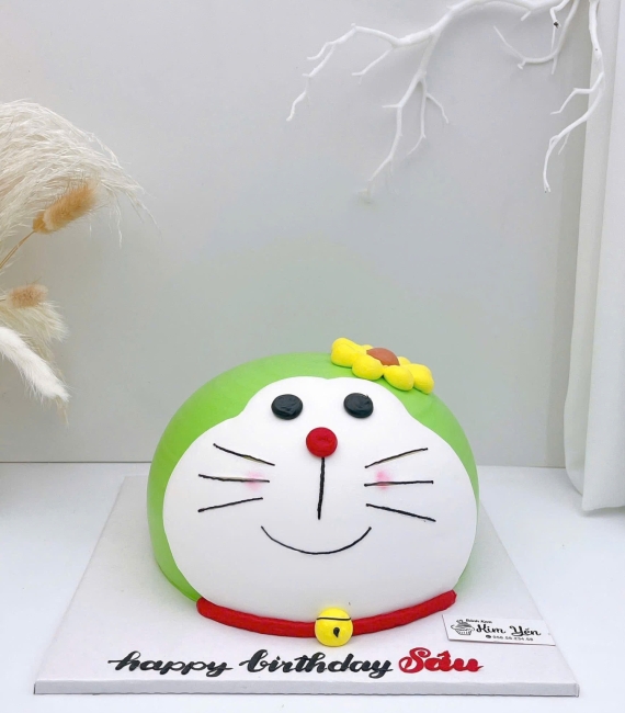 Bánh Kem Hàn Quốc tạo hình đô rê mon 
