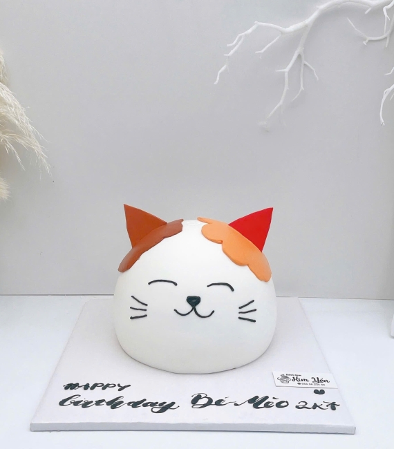 Bánh Kem Hàn Quốc chú mèo xinh 