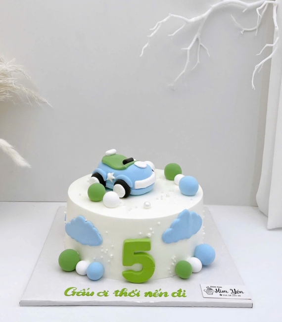 Bánh Kem Hàn Quốc mừng bé trai lên 5 tuổi 