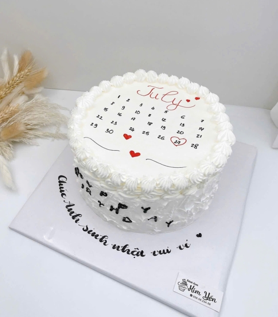 Bánh Kem Hàn Quốc viết ngày kỉ niệm hot năm nay 