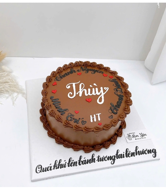 Bánh kem tone nâu đáng yêu hot 