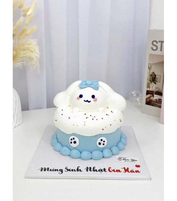 Bánh kem hàn quốc tone xanh hot hiện nay 