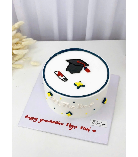 Bánh kem hàn quốc vẻ hình chibi tốt nghiệp 