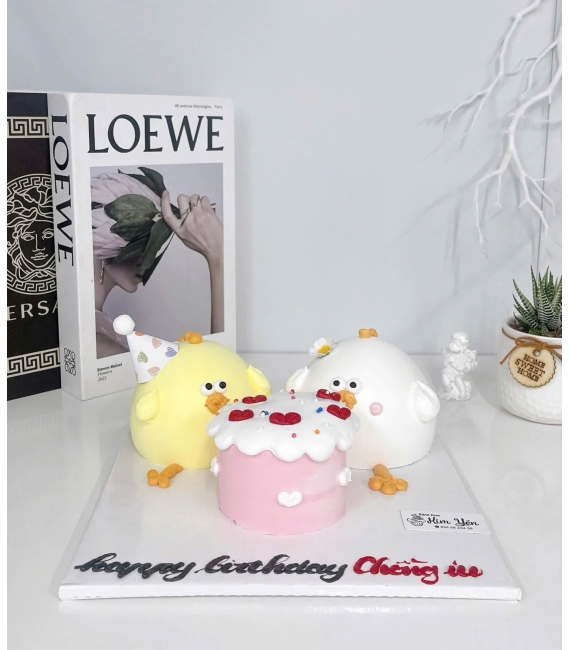 Bánh kem hàn quốc dành tặng cho cặp đôi hot 