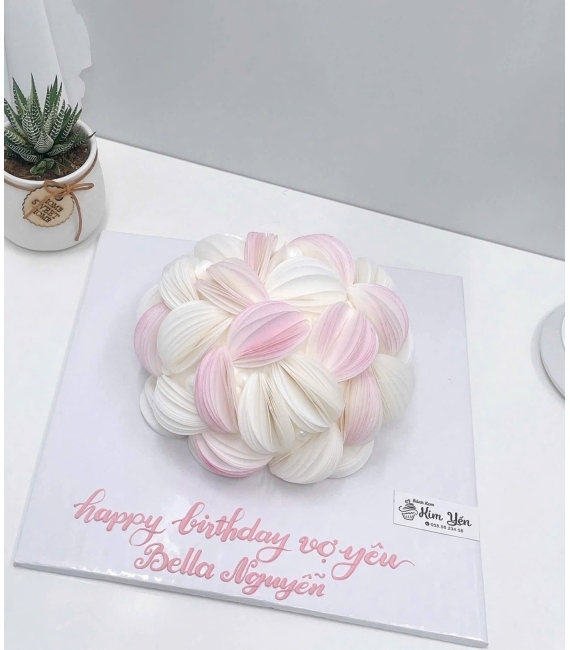 Bánh kem giấy gạo làm theo yêu cầu 