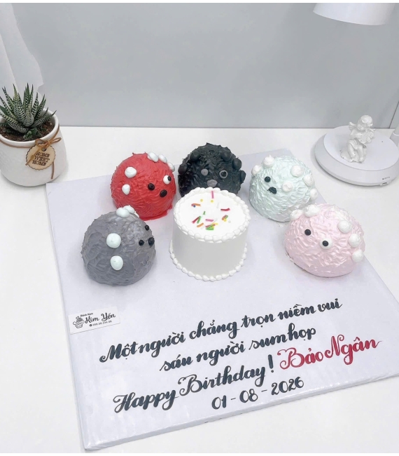 Bánh kem hàn quốc dành tặng hội bạn thân hot 