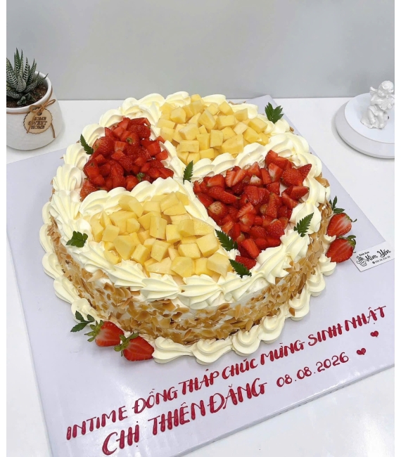 Bánh trái cây nhiều ngăn mix trái cây theo yêu cầu 