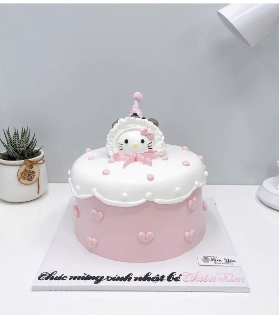 Bánh kem hàn quốc đẹp tone hồng hot hiện nay 