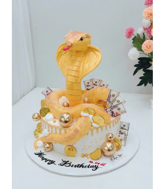 Bánh kem tặng nam mẫu bánh tuổi tỵ cao cấp 