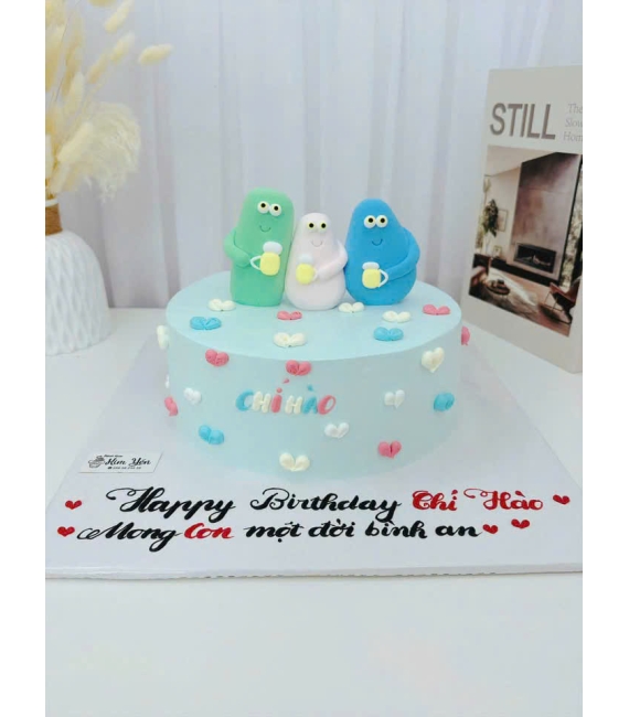 Bánh kem hàn quốc tạo hình con sâu đáng yêu 