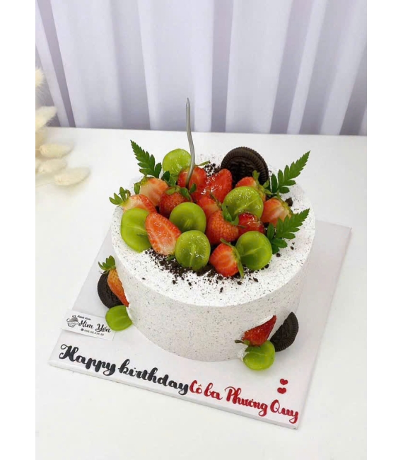 Bánh trái cây tặng nữ làm theo yêu cầu 