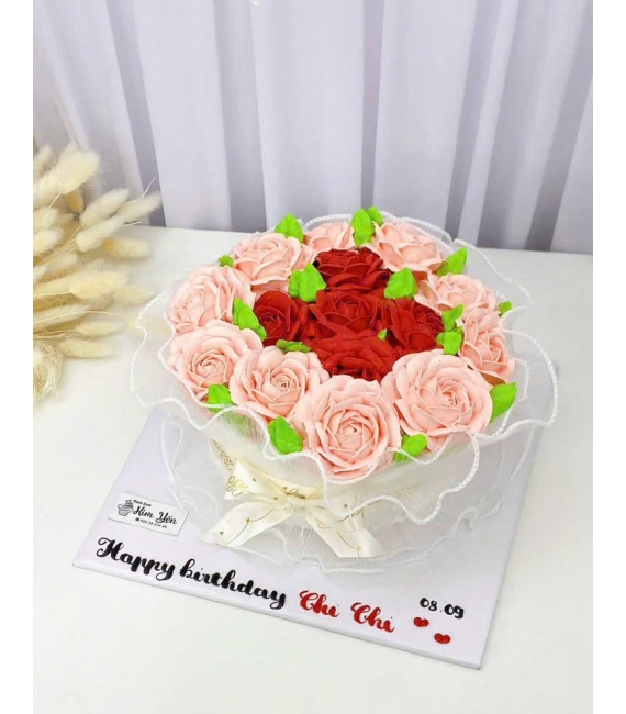 Bánh kem đẹp cho nữ mừng 30 tuổi sinh nhật 