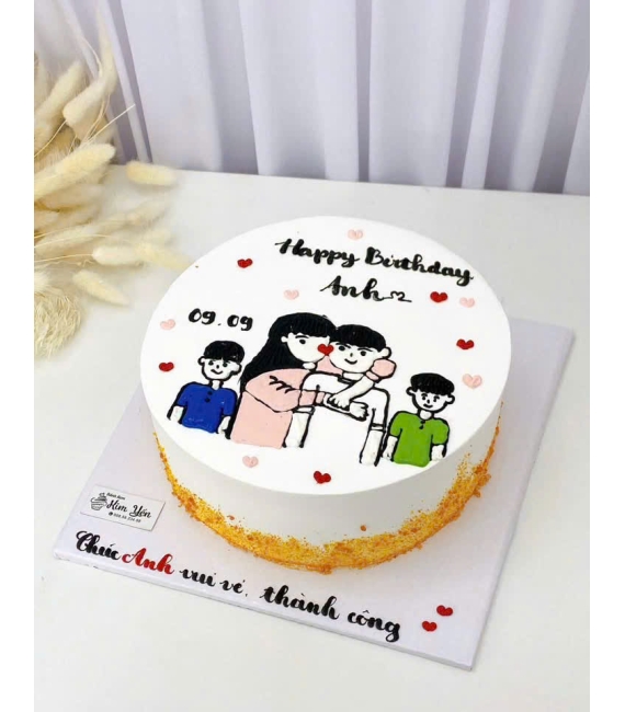 Bánh kem tặng gia đình mẫu đẹp 