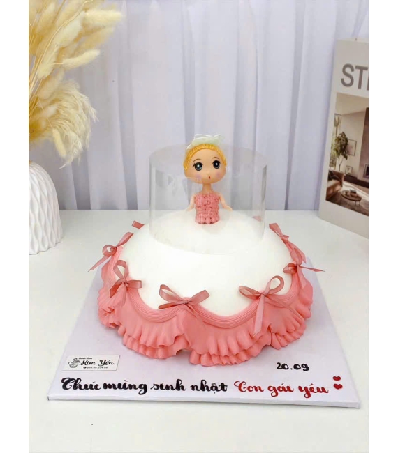 Bánh sinh nhật bé gái công chúa yêu ngọt ngào 