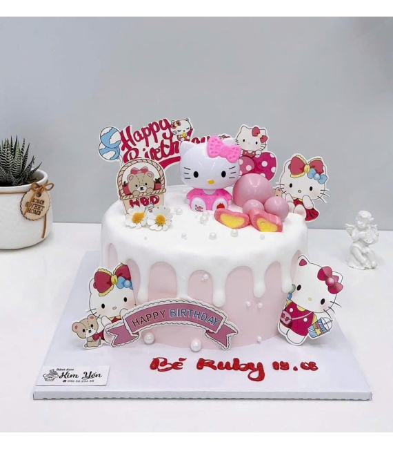 Bánh sinh nhật bé gái yêu thích phim hoạt hình 
