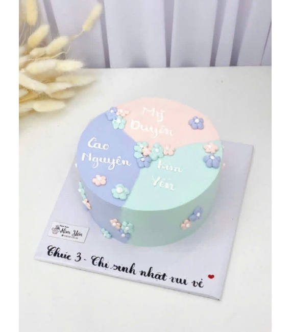 Bánh kem hàn quốc kết hợp tặng gia đình 