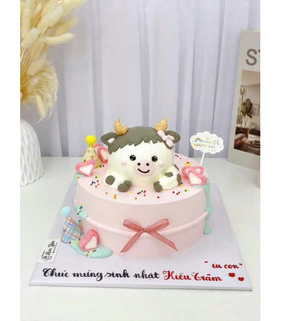Bánh kem hàn quốc tone hồng hot mỗi ngày 