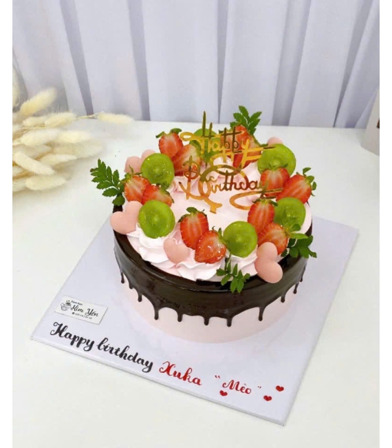 Bánh trái cây socola tặng mẹ yêu 20/10 