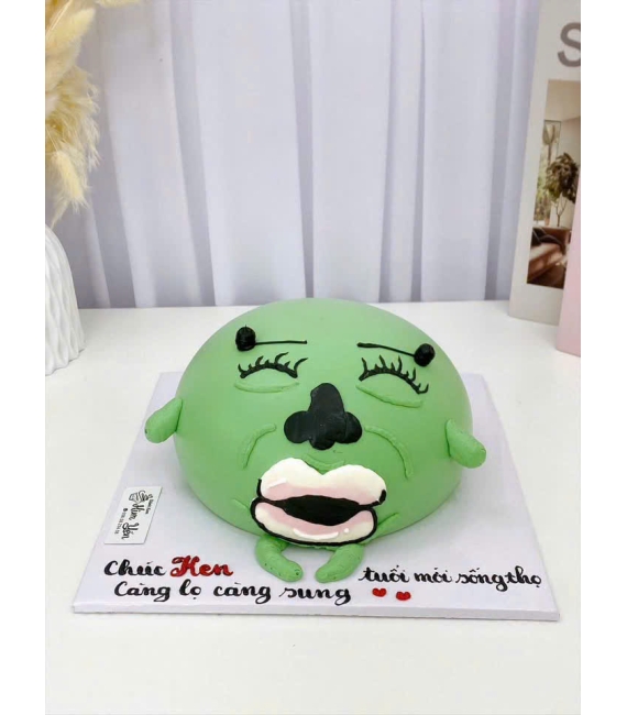 Bánh kem tặng bạn thân viết lời nhây bựa hot 